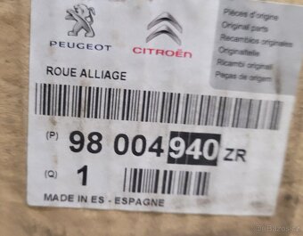 Disk Citroen 98004940ZR - 2