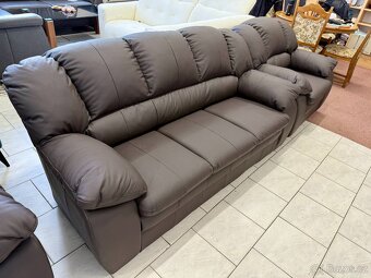 Sedací souprava 3 + 2 + 1 -kůže -NEPOUŽITÁ - 2