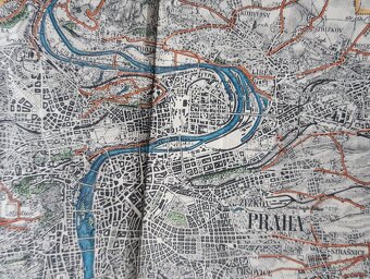 4 historické Mapy GB a Francie Evropa a Praha supr stav - 2