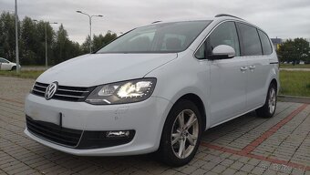 VW Sharan 2,0 TDi 4x4 DSG7 135 kW 2018 xenon, WEBASTO - 2