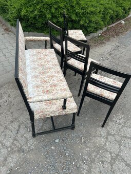 Stará lavice a židle - 2