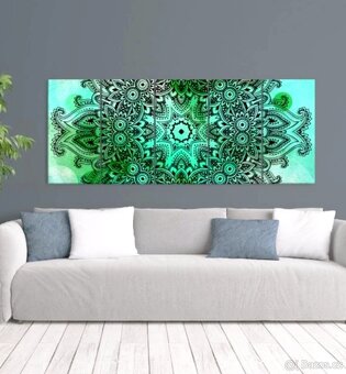 Vícedílný obraz mandala 150x60 cm - 2