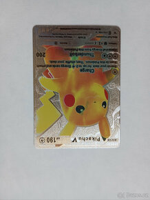Pokémon karty silverdcards Charizard a pikachu - 2