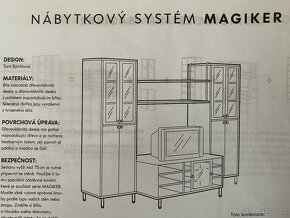 IKEA MAGIKER - TV stolek, obývací stěna - 2