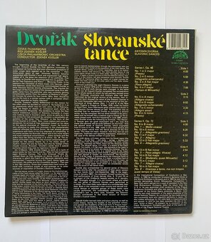 PRODÁM DVĚ GRAMOFONOVÉ DESKY - DVOŘÁK SLOVANSKÉ TANCE - 2