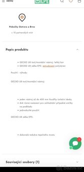 Polystyrenove Fasádní spirálové hmoždinky Gecko U8 300ks - 2