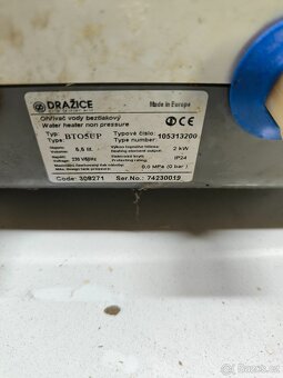 Elektrický bojler Dražice BTO 5 UP - 2