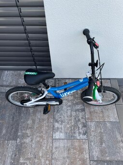 Dětské modré kolo WOOM 2 Top stav - 2