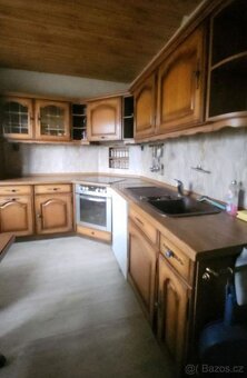 Rustikální dubová linka se spotřebiči, 4910 - 2