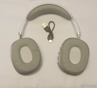 Bezdrátová sluchátka P9 pro max Bluetooth 5.0 s mikrofonem - 2