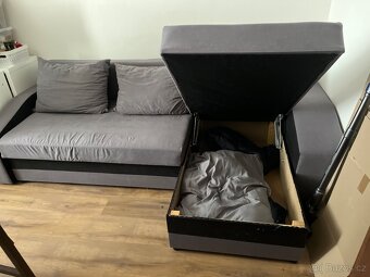 Rohový gauč s úložným prostorem - 2