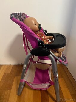 Jídelní židlička pro panenku - 2