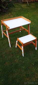 Kreslící stůl a stolička - výškově nastavitelné - 2