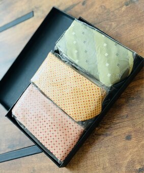 3 luxusní kravaty v dárkové krabičce - 2