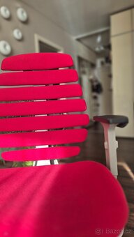 Kancelářská židle fishbones červená - 2