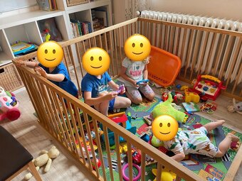 Dětská dřevěná ohrádka 150x150 - 2