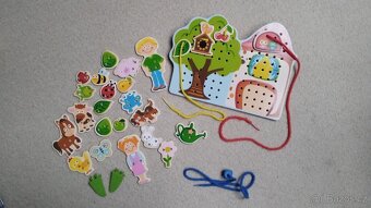 Dřevěná skládačka Lidl - 2