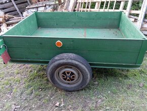 Vozík,vlek,valník,vlečka za malotraktor - 2