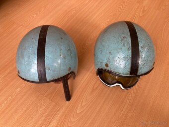 Historické helmy na moto - 2