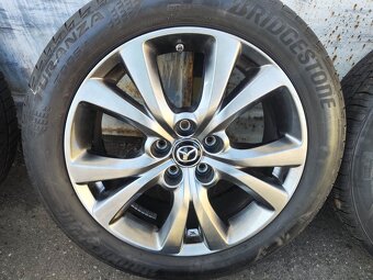 18"letní alu sada 5x114 origo Mazda CX30 CX5 215/55 TPMS - 2