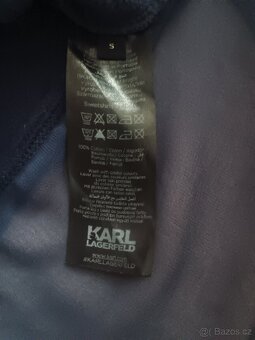 Karl Lagerfeld modrá mikina,vel.36/38 - 2