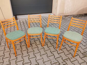 4x Retro židle TON - 2