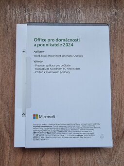 MS Office pro domácnosti a podnikatele 2024 - krabička CZ - 2