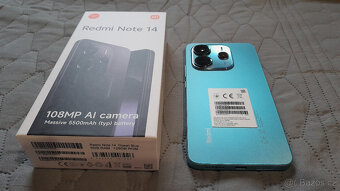 Prodám Xiaomi Redmi Note 14 (záruka 22 měsíců) - 2