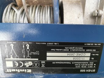 lanový naviják, vrátek Einhell BT-EH 500 - 2