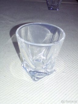 sada 6ks sklenic Crystal Bohemia Quadro, 55 ml - 2