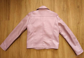 Bunda růžová vel. 140 - 2