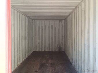 Nabízím k prodeji použitý lodní kontejner – červená barva, T - 2