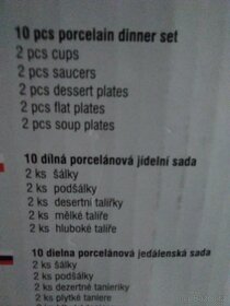 Prodám sadu porcelánových talířů s hrnečky - 2