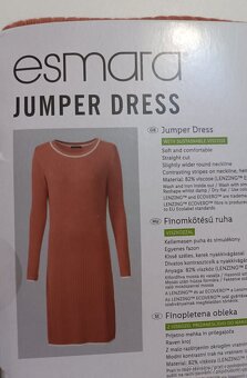 NOVÉ šaty úpletové Zn: ESMARA velikost M - 2