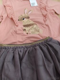 Dívčí komplet se zajíčkem H&M - s visačkou - 2