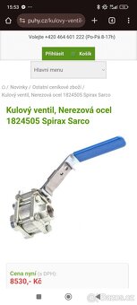 Kulový ventil - 2