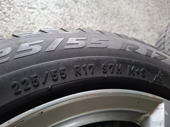 Alu disky 5x112 r17 zimní pneu 225/55r17 Pirelli Wv group - 2