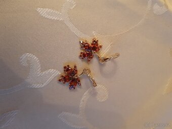 Luxusní pozlacené náušnice - 2