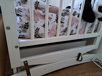 Postýlka s kolébkou a šuplíkem - 2