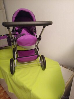 Dětský kočák-postýlka pro pannenky - 2