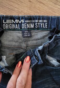 Chlapecké džíny vel.134 - 2