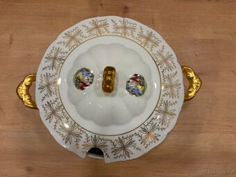 Porcelán Tři Grácie - polévková mísa - 2