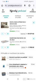 Manželská postel PARIS 180x200 - 2