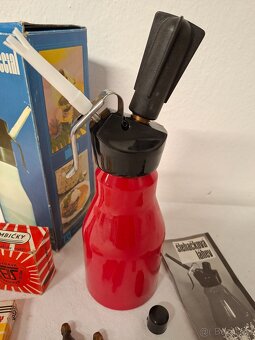 Šlehačková láhev, retro - 2