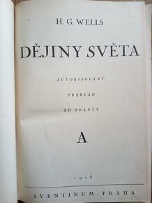 Stará kniha Dějiny Světa - 2