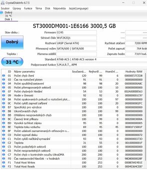 3TB HDD disk Seagate Barracuda 3.5" - 2