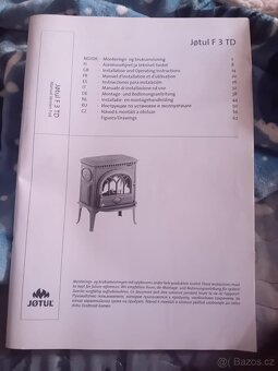 Litinová kamna Jotul F 3 TD černý lak - 2