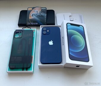 JAK NOVÝ - Apple Iphone 12 MINI 64GB BLUE -- KRÁSNÝ STAV -- - 2