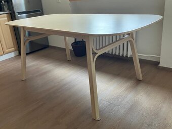 Jídelní stůl, světlý bambus, - 2