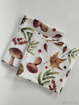 Podzim v lese - povlaky na polštářky - 2